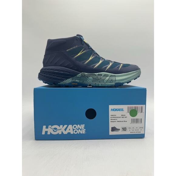 Hoka One SPEEDGOAT MID WP Women's NEW Athletic Shoe Blue Size 10 Medium (SMLB) - Picture 11 of 11